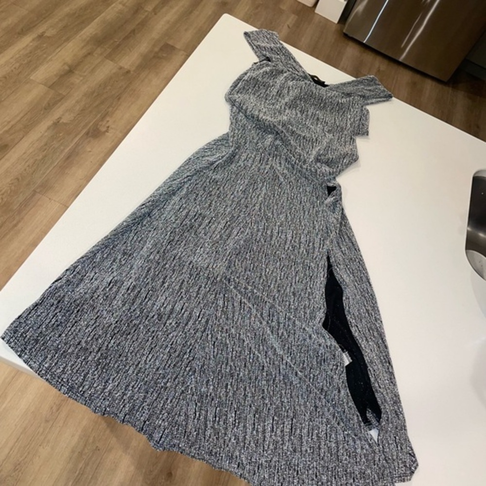 Elegant Gray Women's Dress